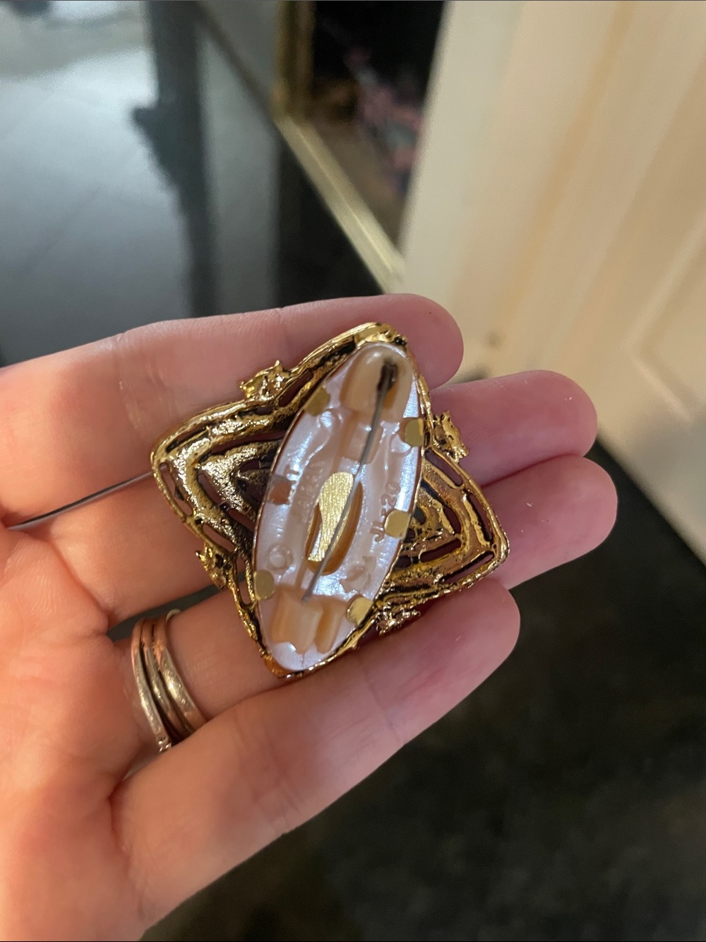 Colorful Diamond Brooch - Picture 3 of 3